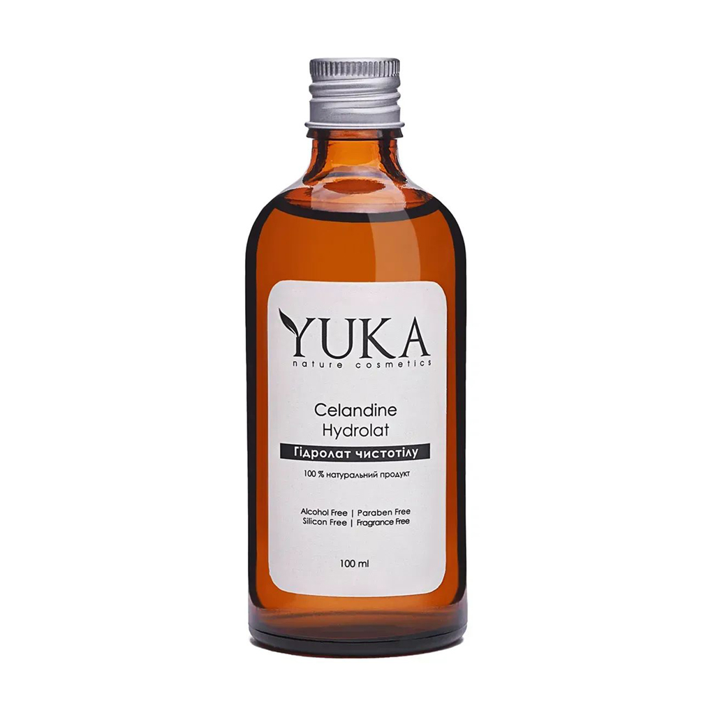 Гідролат для обличчя, тіла та волосся Yuka Celandine Hydrolat, 100 мл