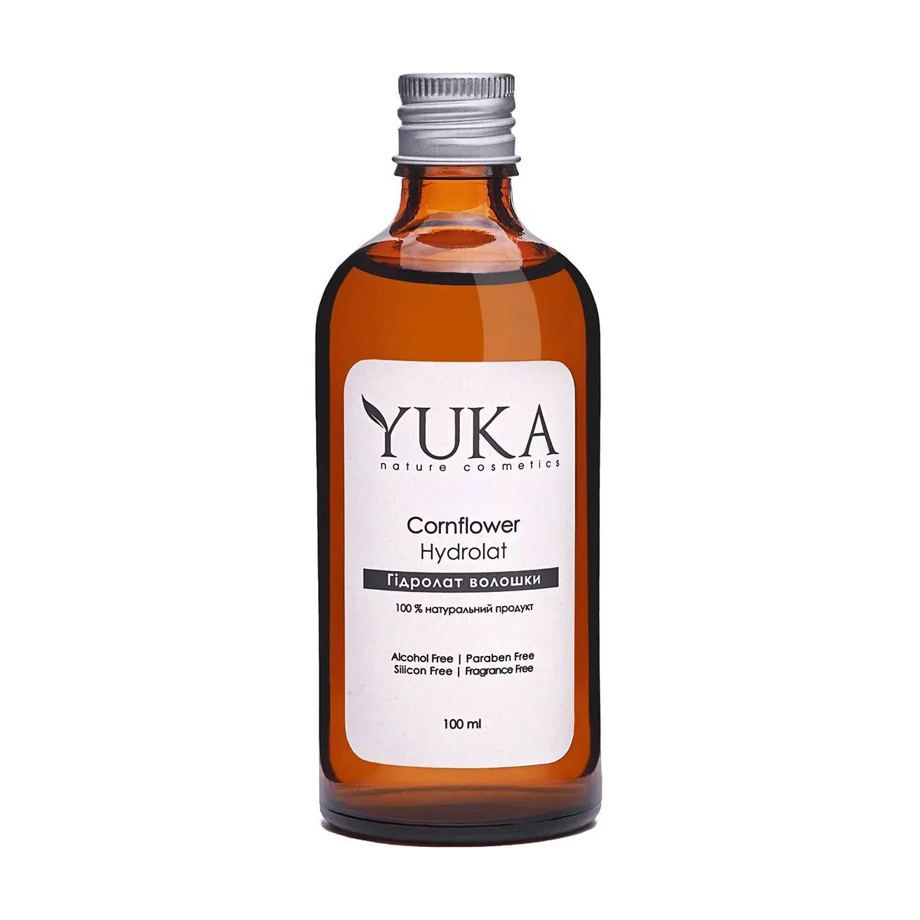 Гідролат для обличчя, тіла та волосся Yuka Cornflower Hydrolat, 100 мл