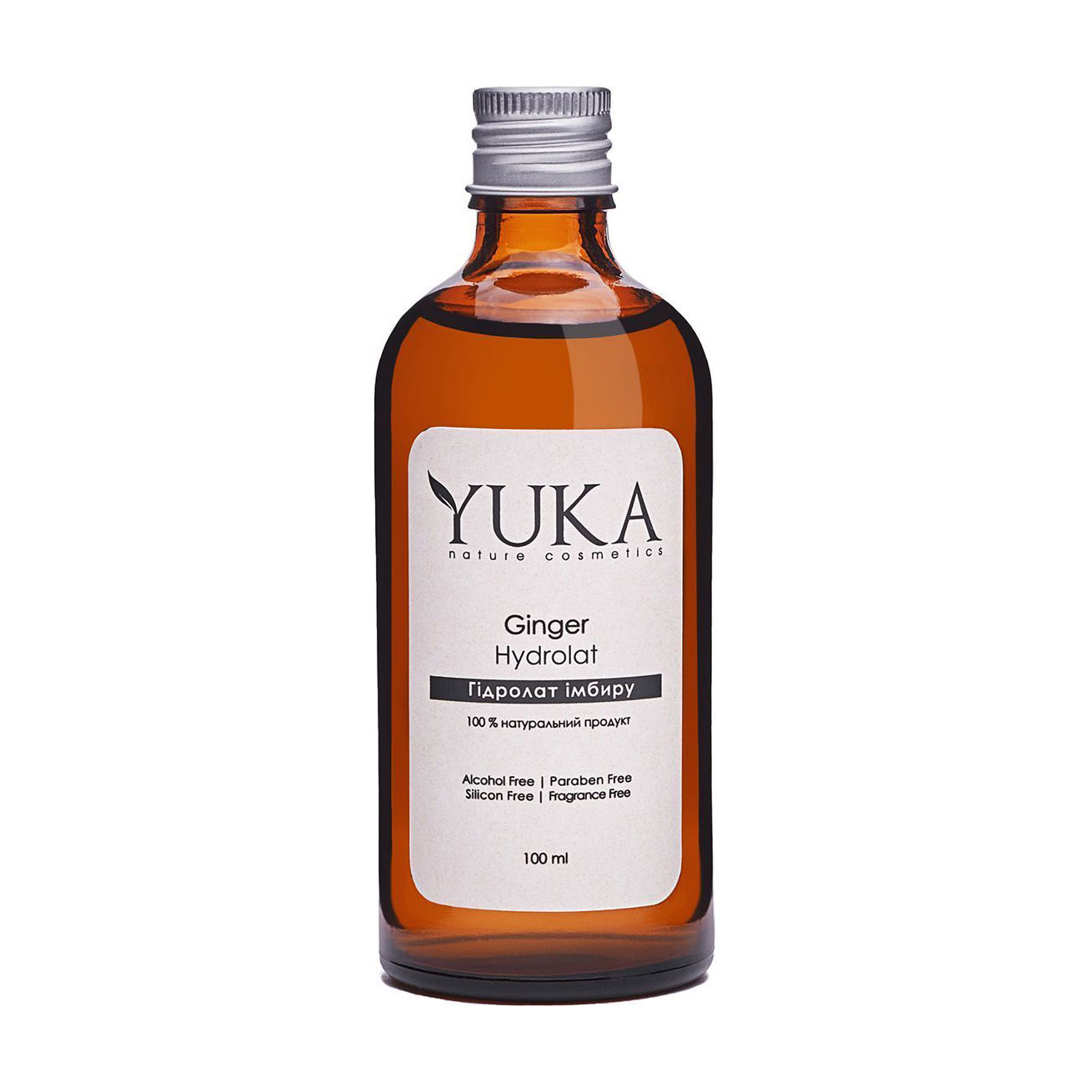 Гідролат для обличчя, тіла та волосся Yuka Ginger Hydrolat, 100 мл