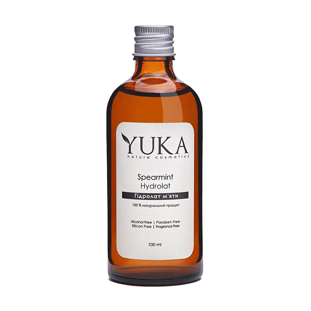 Гідролат для обличчя, тіла та волосся Yuka Spearmint Hydrolat, 100 мл